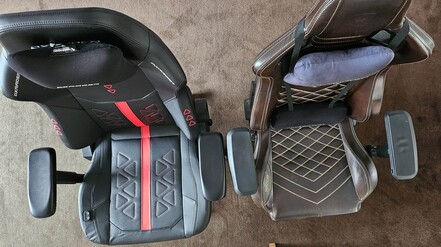 De zitting van de Martian Pro is zeer ruim en ideaal voor grotere en zwaardere mensen.