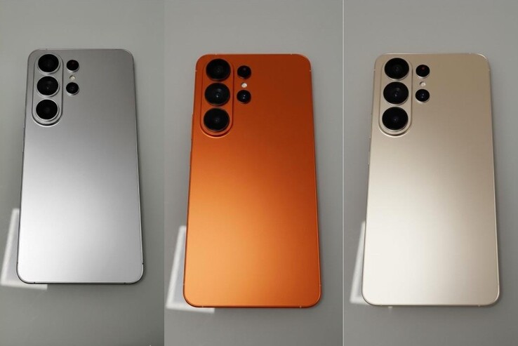 De vermeende dummy toestellen van Samsung Galaxy S26 Ultra (Afbeelding bron: r/SamsungGalaxy)
