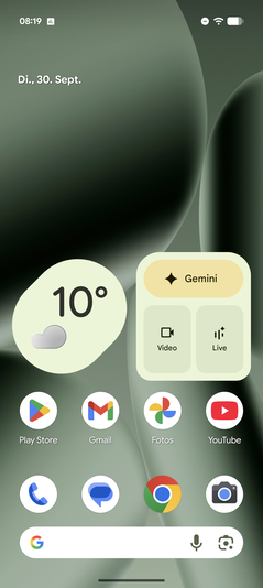 Pixel UI: Homescreen
