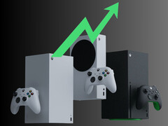 Verkoopstijging Xbox consoles april 2025 (bron: Microsoft Gaming met bewerkingen)