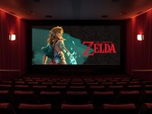 De Zelda-film wordt vertoond in een bioscoop (Afbeelding bron: Nintendo of America met bewerkingen)