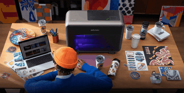 E1 UV-printer workflow.