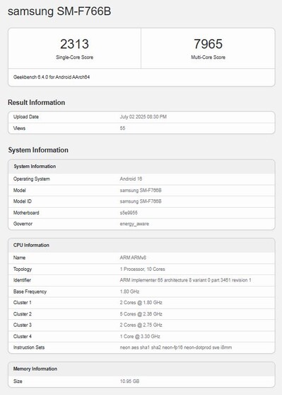 De Exynos 2500 evenaart alleen de Snapdragon 8 Gen 3 in CPU-tests.
