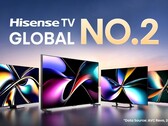 Hisense verklaart zichzelf de nummer 2 op de TV-markt - alweer. (Afbeeldingsbron: Hisense)