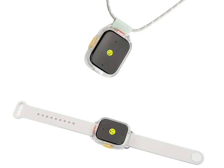 De P1 AI Recorder is ook verkrijgbaar in een set met een polsband en/of nekband.