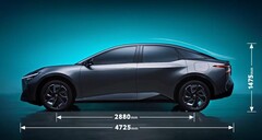De bZ3 elektrische sedan kan prestatieveranderingen ondergaan (foto: Toyota)