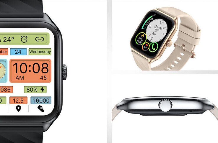 De smartwatch heeft een functionele roterende kroon (Afbeelding bron: Zeblaze)