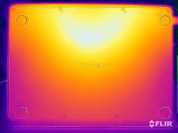 Stresstest voor oppervlaktetemperaturen (onderkant)