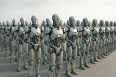 De Chinese overheid waarschuwt dat de robotzeepbel van het land binnenkort kan barsten. (Afbeeldingsbron: OpenAI)