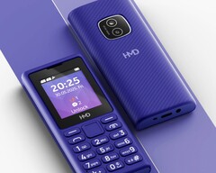 De HMD 102 4G heeft één camera op de sterk afgeronde achterkant. (Afbeeldingsbron: HMD Global)