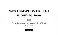 Huawei heeft de aanstaande lancering van de Watch GT 6-serie aangekondigd. (Afbeeldingsbron: Huawei)