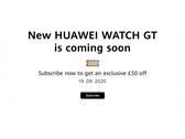 Huawei heeft de aanstaande lancering van de Watch GT 6-serie aangekondigd. (Afbeeldingsbron: Huawei)