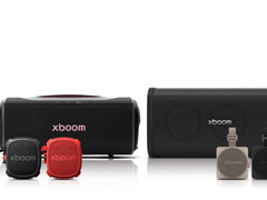 LG Xboom 2026 draagbare luidspreker line-up. Linksboven: Xboom Stage 501, rechtsboven: Xboom Blast, rechtsonder: Xboom Mini, linksonder: Xboom Rock. (Afbeeldingsbron: LG)