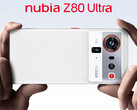 De Z80 Ultra wordt op 22 oktober 2025 gelanceerd in China. Afgebeeld: de achterkant van de cameratelefoon met vlaggenschip. (Afbeeldingsbron: Nubia)