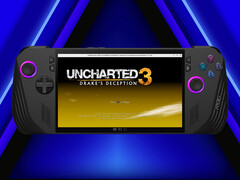 De versie 0.9.0 is nu beschikbaar om te downloaden. Afgebeeld: ROG Ally X draait de PS4 emulator. (Afbeeldingsbron: Sony, Asus en ShadPS4 - bewerkt)