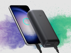 De Spigen ArcPack draagbare oplader PA2100 heeft een batterij van 10.000 mAh. (Afbeelding bron: Spigen)