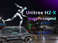 De robot van Unitree heeft flink wat slagkracht...letterlijk