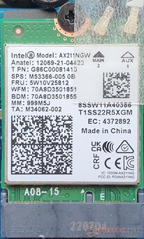 Intel AX211 WiFi 6E module