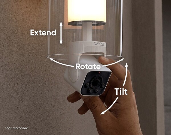 De Wyze Bulb Cam heeft geen automatische pan- en tiltfunctie. (Afbeeldingsbron: Wyze)