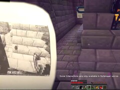 YouTuber smill heeft Minecraft op een bonnenprinter uitgespeeld. (Afbeelding bron: smillgames via YouTube)