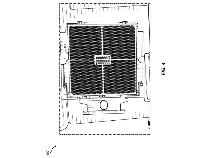 Vermeende AM6 socket afbeelding uit het patent. (Afbeeldingsbron: Bits and Chips)