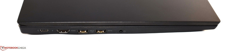 Links: USB 3.1 Gen2 Type-C, HDMI, 2x USB 3.0 Type-A, 3.5-mm combo-audio