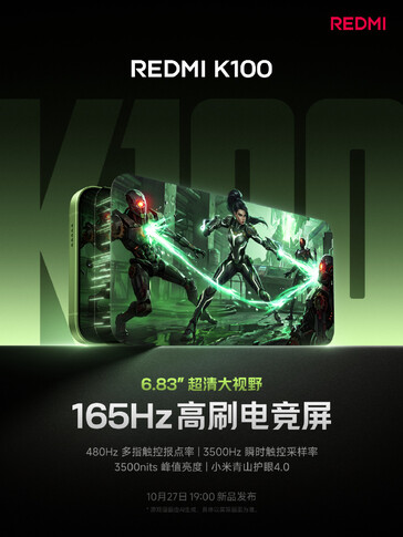 De Redmi K100 wordt geleverd met HyperOS 4.