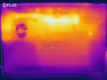 Thermisch beeld onder belasting - onderzijde