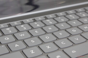 De type-ervaring lijkt meer op die van een IdeaPad dan op die van een ThinkPad