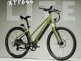 De Lectric XPress Lite e-bike in de kleur dennengroen
