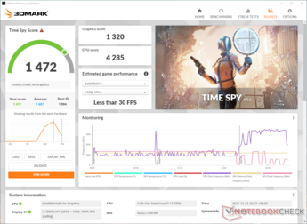 3DMark Time Spy toont ongeveer 2% verlies in scores op batterij