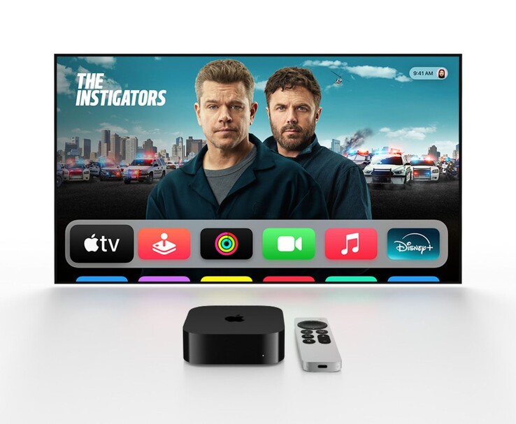 Apple TV 4K-opstelling met het tvOS-startscherm. (Afbeeldingsbron: Apple)
