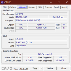 CPU-Z moederbord