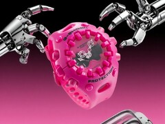 Casio's nieuwe roze G-Shock GA-V01-4A (foto) is aangekomen in China. (Afbeeldingsbron: Casio)
