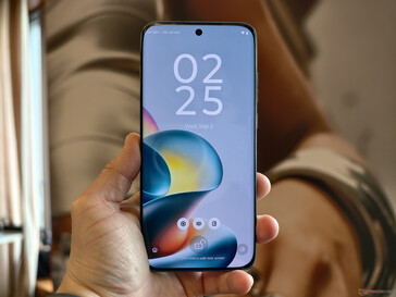 Het gebogen scherm van de telefoon