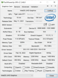 Intel UHD Xe (32 EU's)