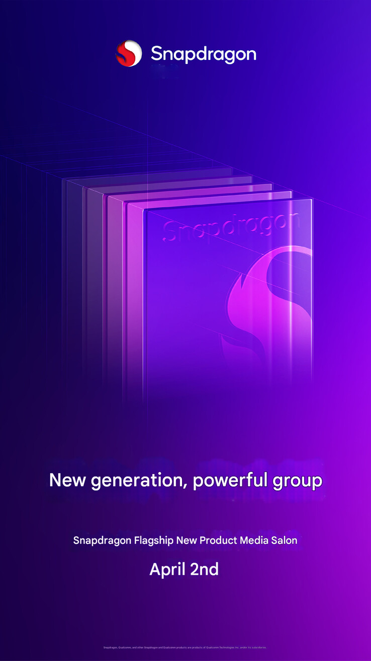 De aankondiging teaser poster (Afbeelding bron: Qualcomm - machine vertaald)