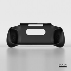 Retroid Pocket 5 officiële grip case in zwart. (Afbeeldingsbron: Retroid)