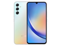 Samsung Galaxy A34 Zilver (Afbeelding Bron: Samsung Newsroom)