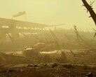 Afbeelding uit het spel Fallout 4 met een desolaat landschap. (Afbeeldingsbron: Steam)