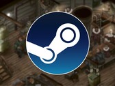 Een afbeelding met het Steam-logo en de game The Pale Beyond, nu met 80% korting.