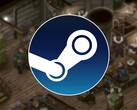 Een afbeelding met het Steam-logo en de game The Pale Beyond, nu met 80% korting.