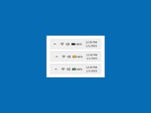 De gekleurde batterijpictogrammen van Windows 11 zijn een welkome functie. (Afbeeldingsbron: Microsoft)