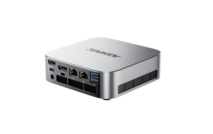 De AceMagic F2A-mini-pc beschikt over een overvloed aan I/O-opties, waaronder USB 4 en 2,5 G Ethernet.