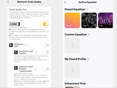 LDAC- en EQ-instellingen