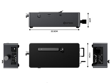 De G-Dock biedt USB Type-C en OCuLink (Afbeelding bron: Gtbox)