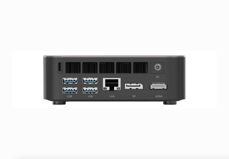 De Links LC7530 mini-pc beschikt over een ruime keuze aan poorten, waaronder zes USB 3.2 Type-A-poorten.
