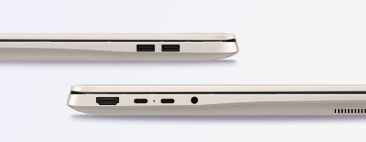 De MagicBook 16 2026 bevat relatief weinig poorten voor een 16-inch laptop.