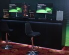 Nvidia toonde desktops en laptops uit de RTX 50-serie, met een verwijzing naar het potentieel van de Indiase markt. (Afbeelding Bron: Notebookcheck)