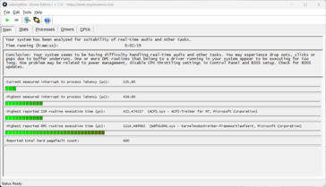 LatencyMon - Overzicht